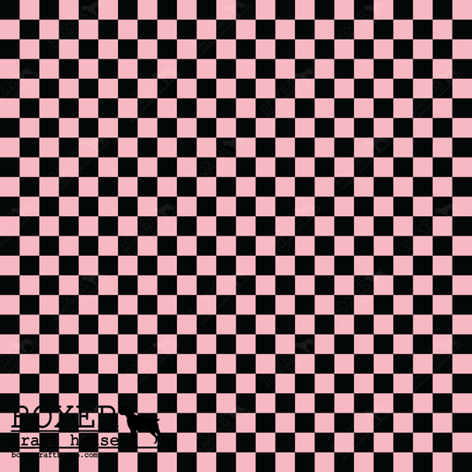 Checkerboard Faux Leather, Sewing Vinyl, Faux Leather, Embroidery Vinyl