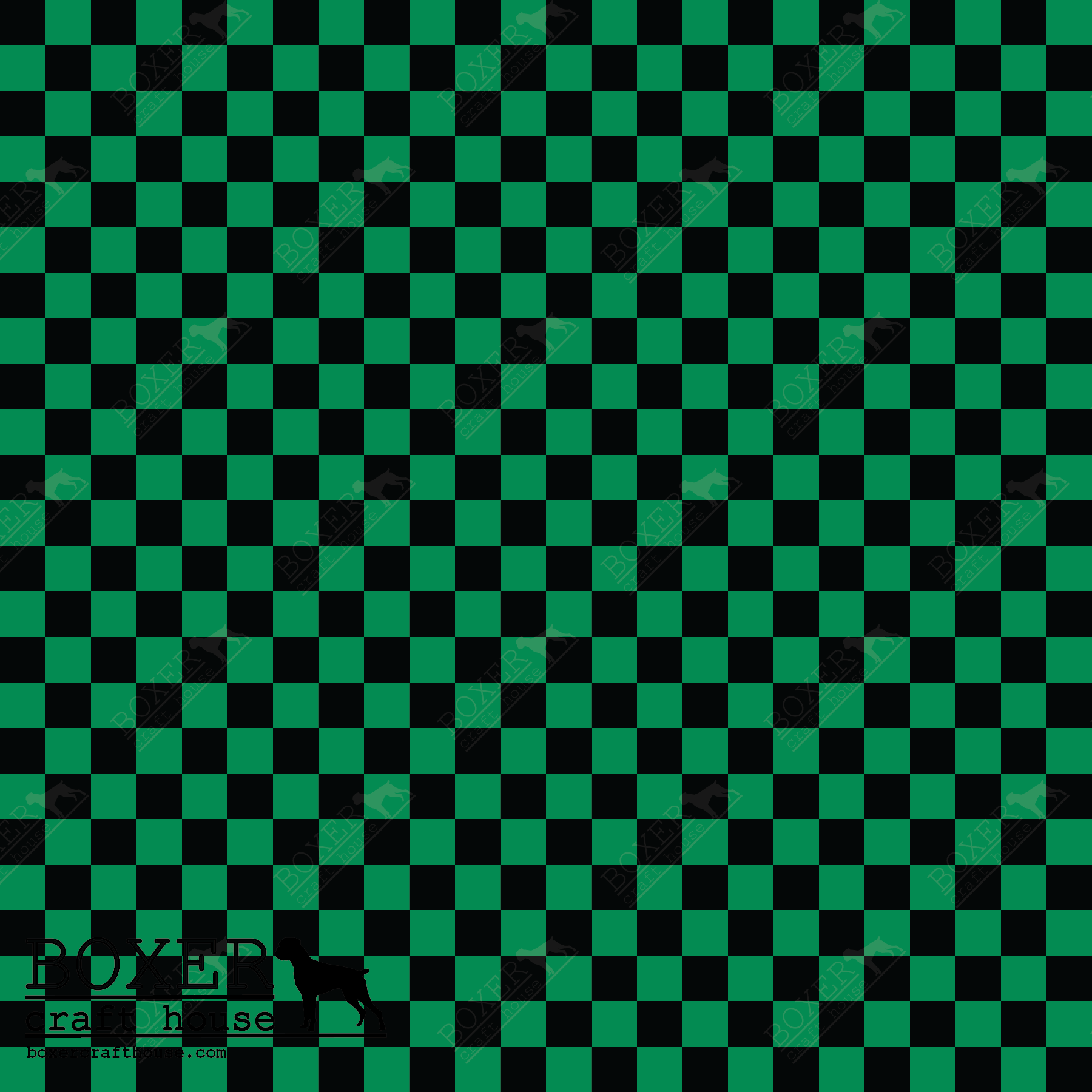 black checkerboard