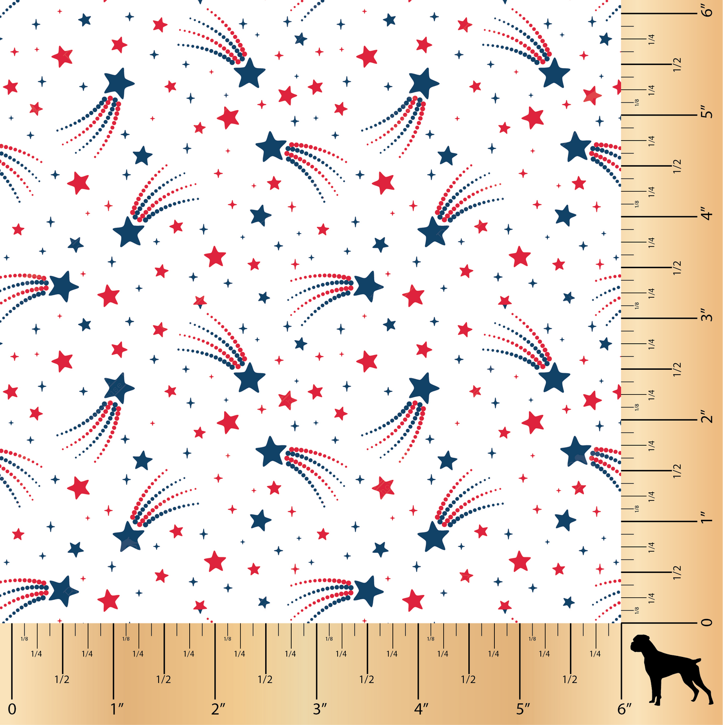 American Gnomes PFL, Printed Faux Leather, Independence Day Faux Leather, Sewing Vinyl, Embroidery Vinyl, Craft Supplies, Boxer Craft House, Gnomes, July 4th, Bag Making Supplies Red White and Blue, Flags, Fireworks,