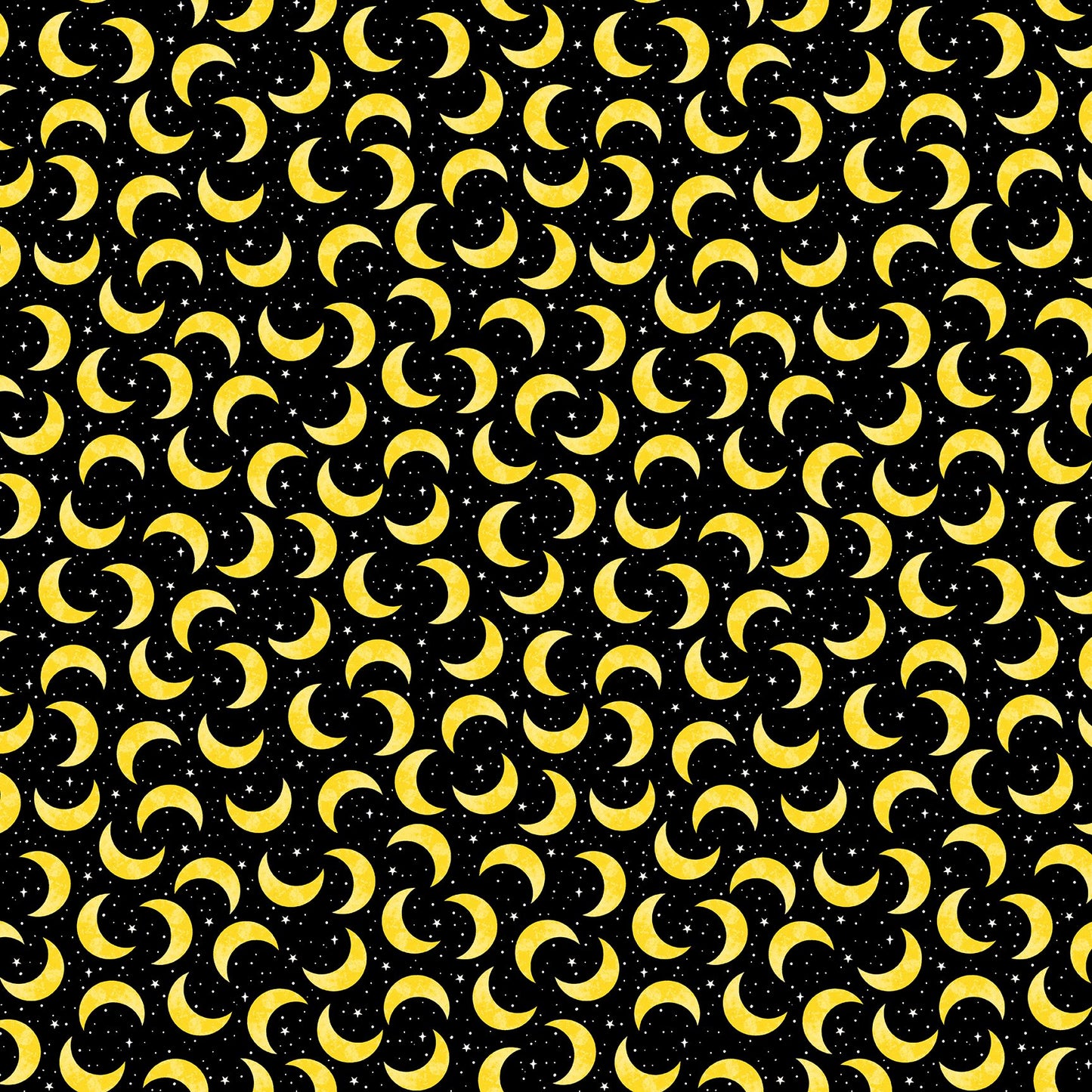 Black Tossed Moon And Stars Glow in the dark
