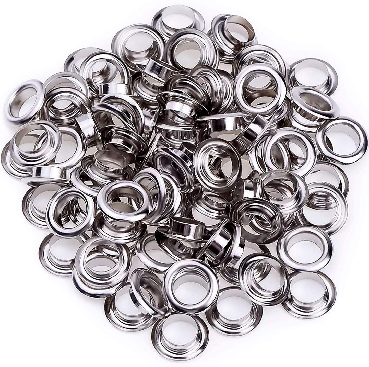 50 Piece 1/2 inch Grommet Kit- Silver