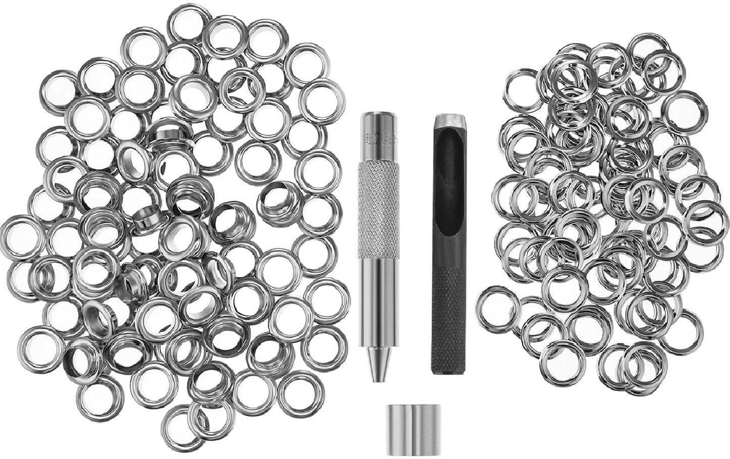 50 Piece 1/2 inch Grommet Kit- Silver