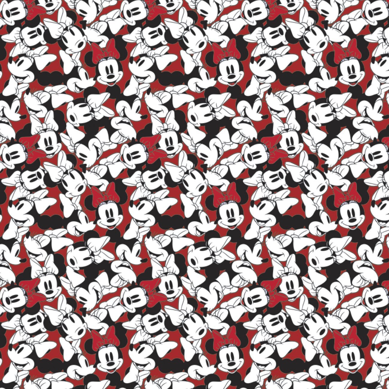 Minnie Mouse Tossed Stack Red