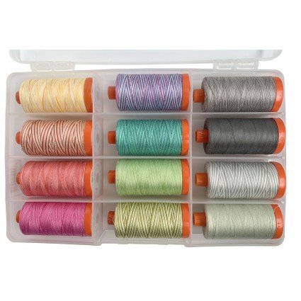 Unicorn Poop by Tula Pink Aurifil Thread Set