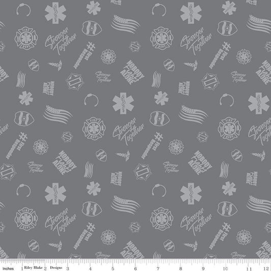 Nobody Fights Alone - Tossed Gray