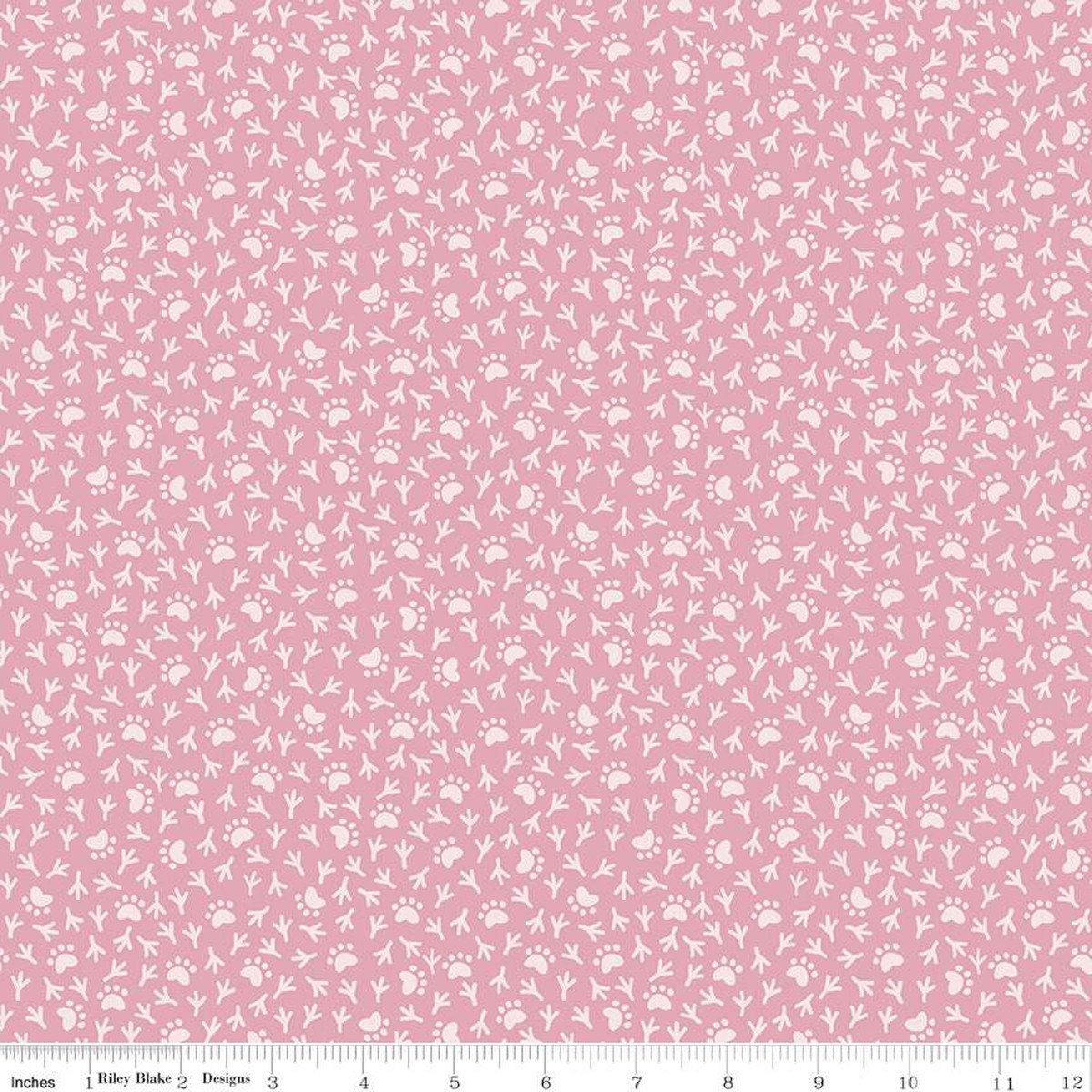 Cat's Meow Paws and Tracks Rose