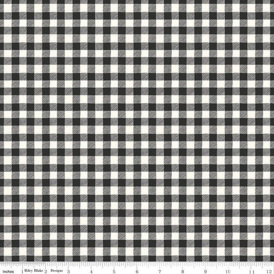 Bad To The Bone Gingham Black