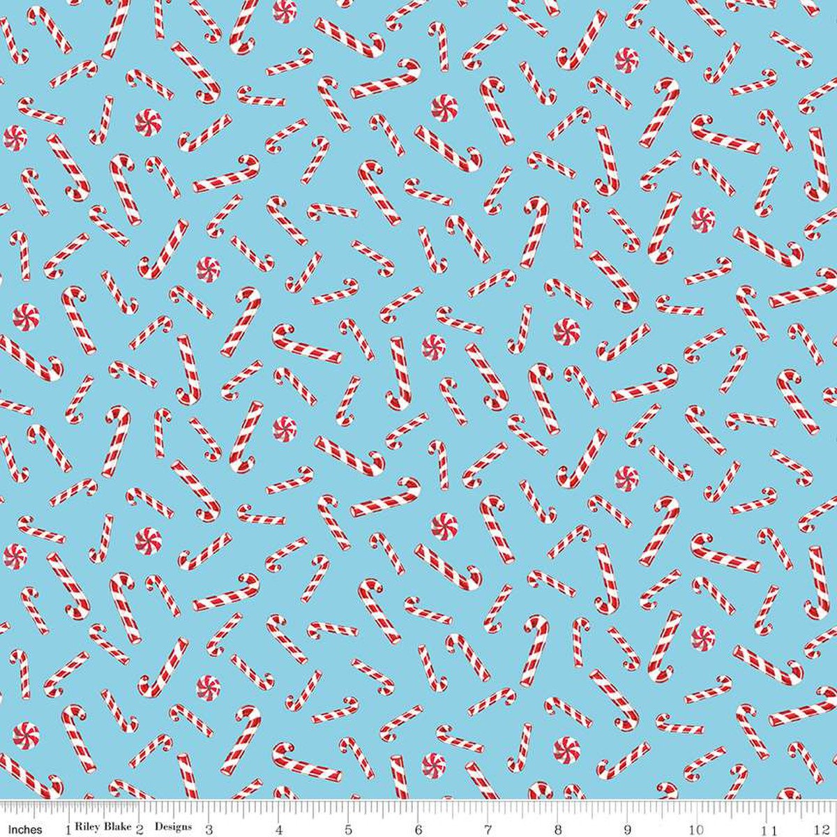 Christmas Joys Candy Canes Sky