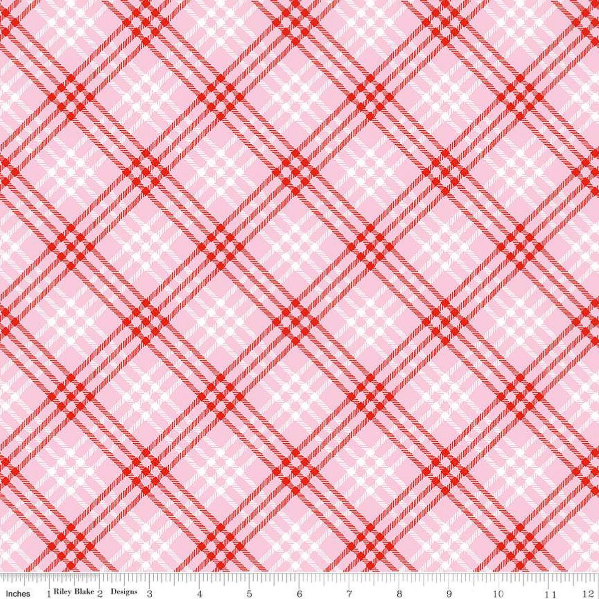Christmas Joys Plaid Pink