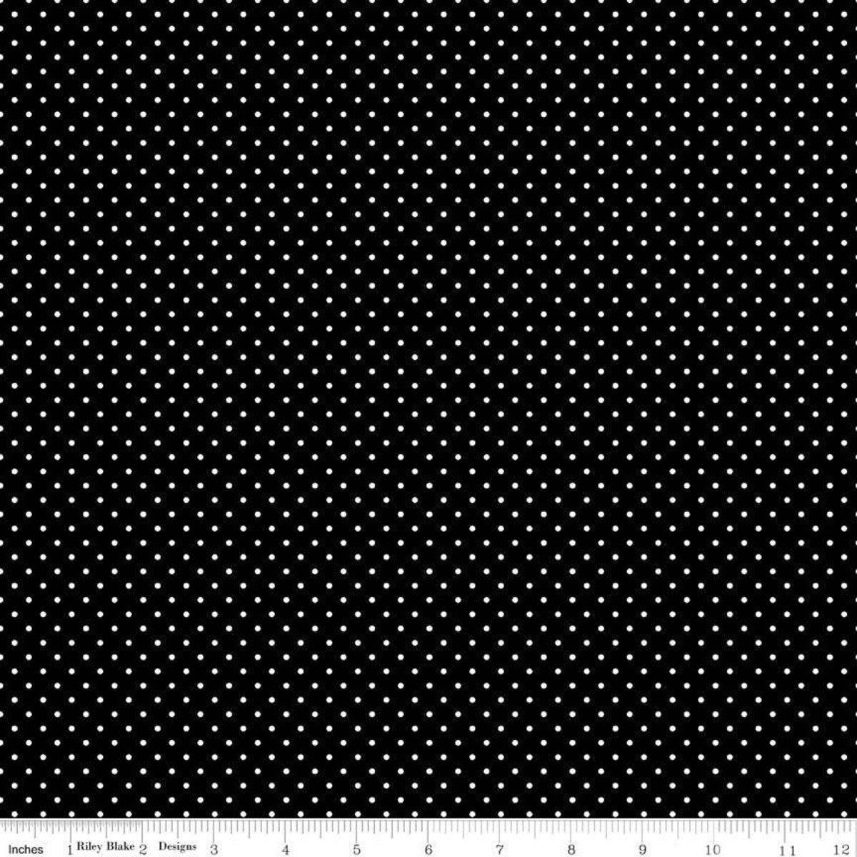 Swiss Dot Black