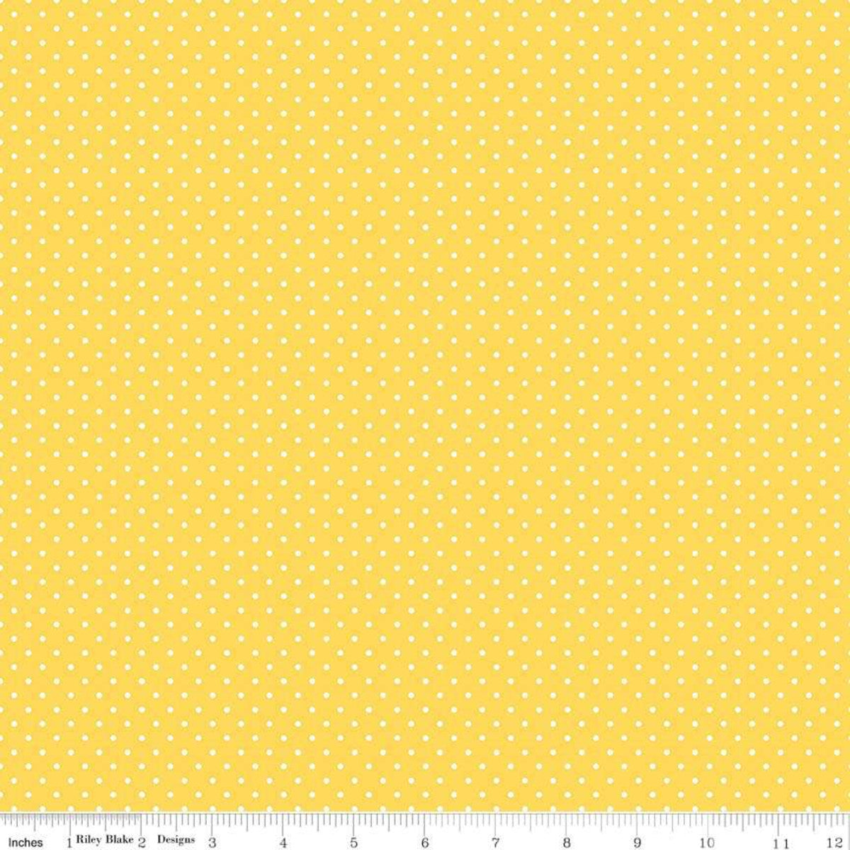 Swiss Dot Yellow