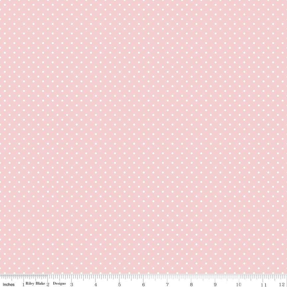 Swiss Dot Baby Pink
