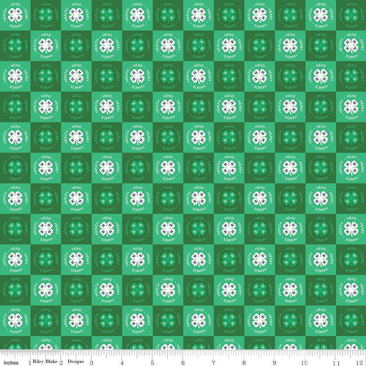 4-H Clover Blocks - Green