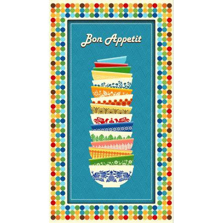 Multi Eat Hearty Panel, 24in panel