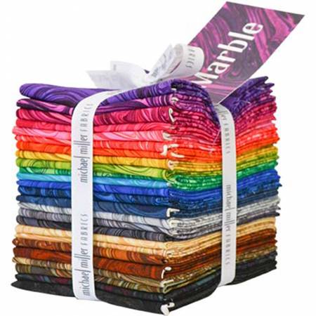 Marble Fat Quarter Bundle - Michael Miller 25pcs