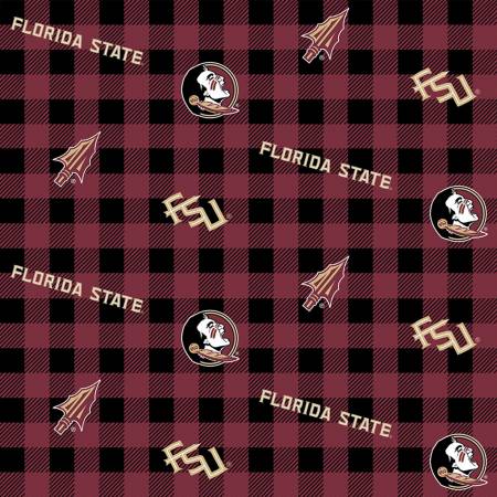 NCAA - Florida State Seminoles Buffalo Plaid
