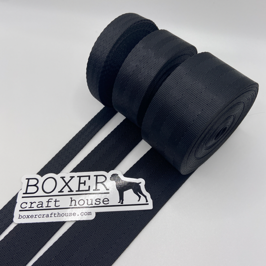 Seatbelt Webbing - Black