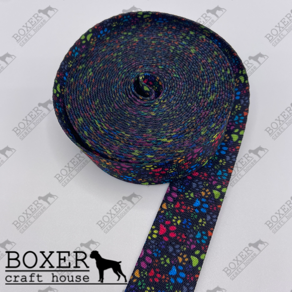 Seatbelt Webbing - Rainbow Paws