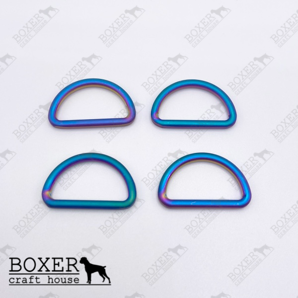 D-Ring 1 inch - Matte Rainbow 4pc – Boxer Craft House
