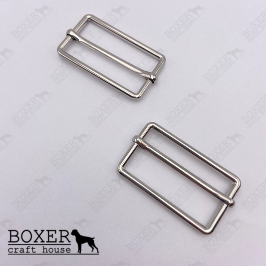 1.50" Adjustable Slider - Silver 2pc