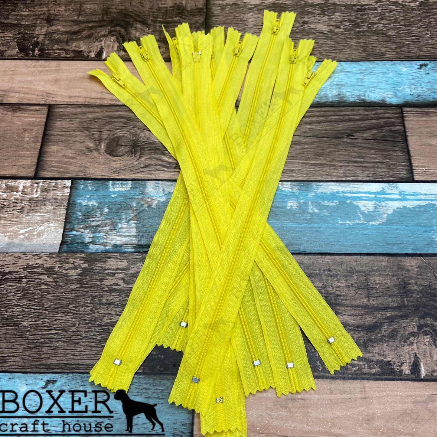 Lemon 12 inch Zipper 10 pack