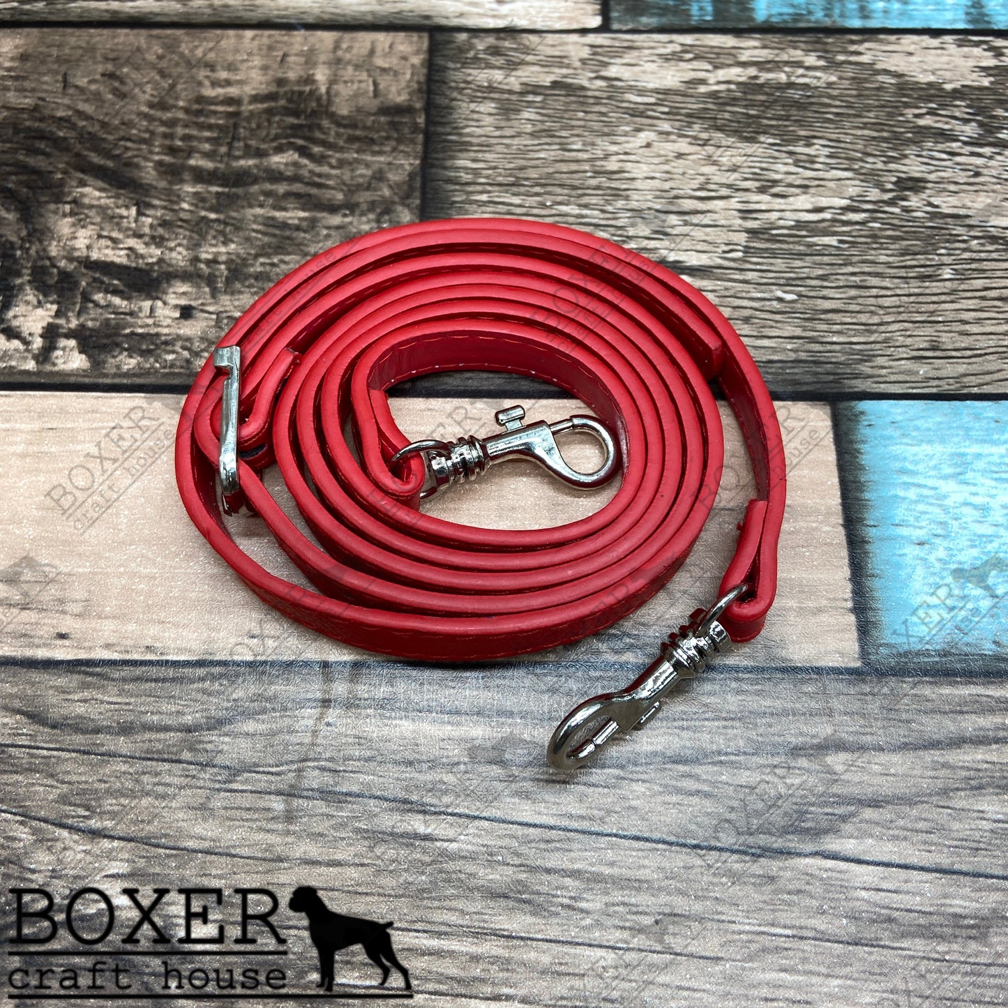 Red Purse Bag Strap Silver Hardware