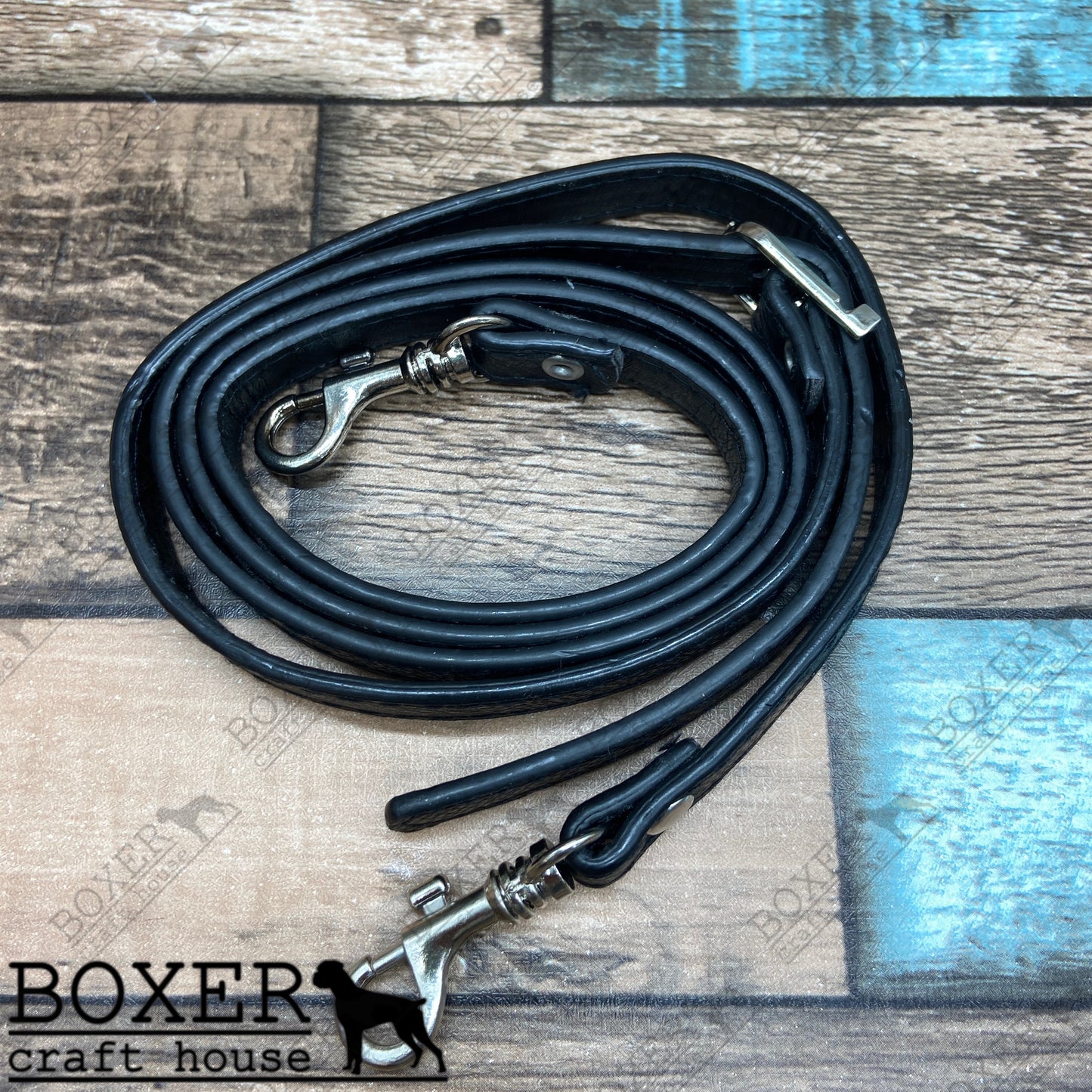 Black Purse Bag Strap Silver Hardware