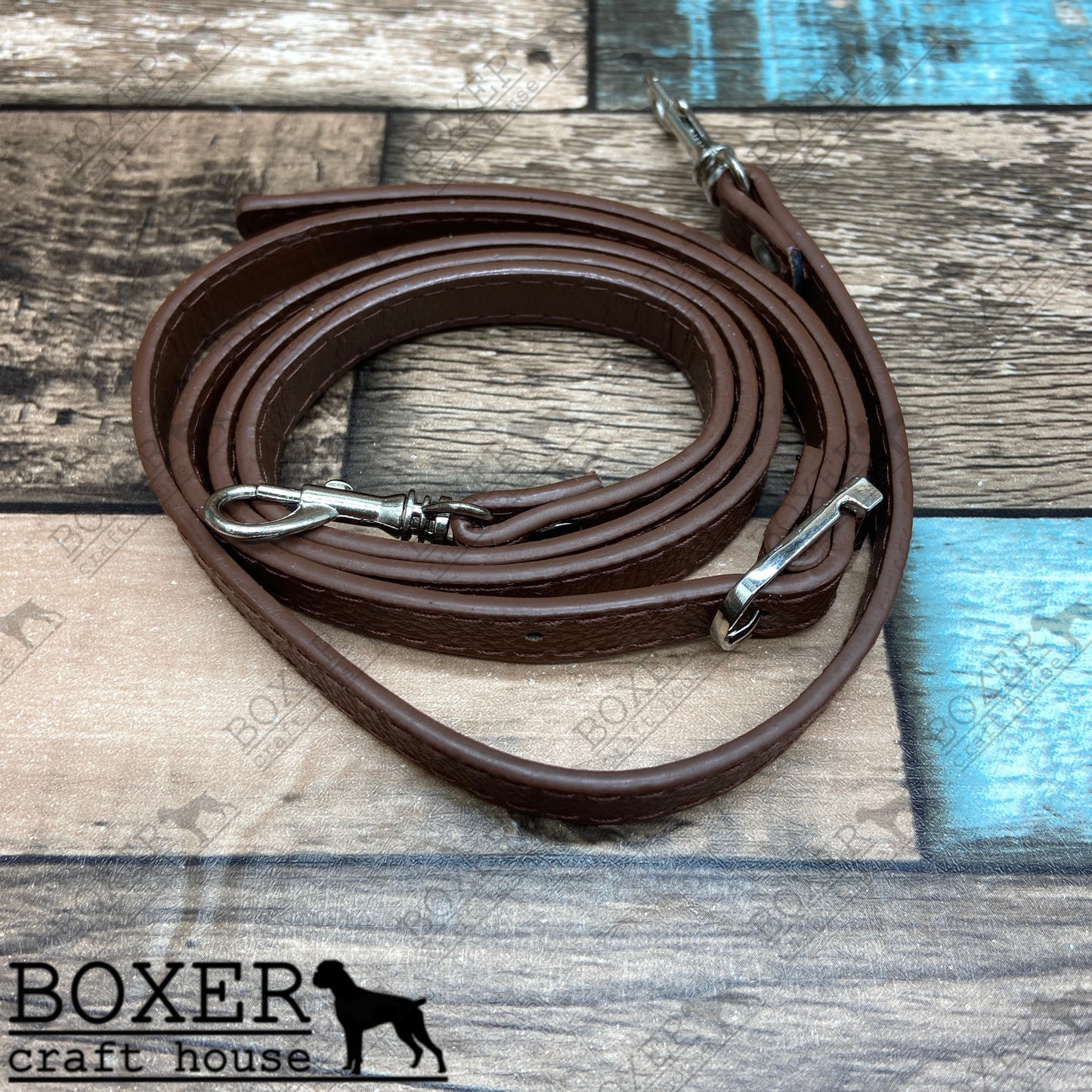 Brown Purse Bag Strap Silver Hardware