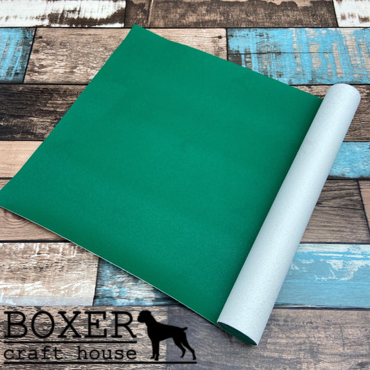 Green Stardust Faux Leather, Aurora Green, Embroidery Vinyl, Craft Vinyl, Texture Faux Leather for Embroidery, Purse Making Supplies, Boxer Craft House Embroidery Vinyl,