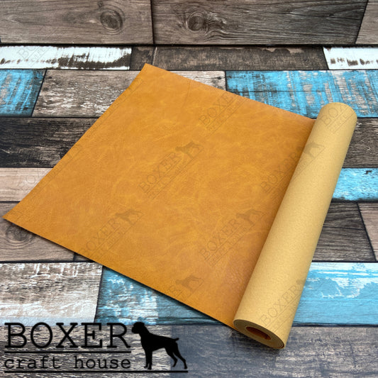 Mustard Faux Leather