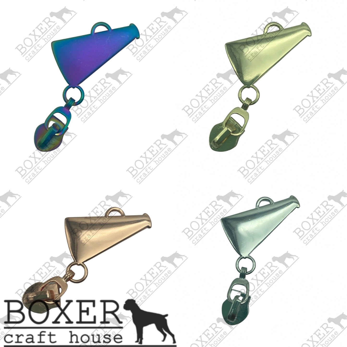 Megaphone #5 Zipper Pull