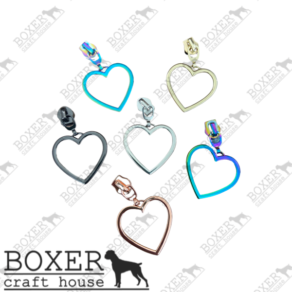 Heart #5 Zipper Pull