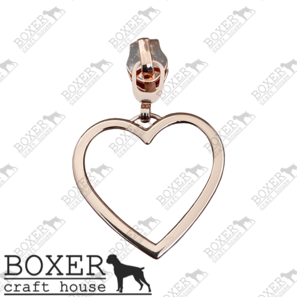 Heart #5 Zipper Pull