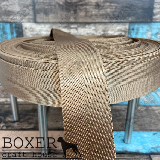 Nylon Webbing 1.50" Wide - Tan