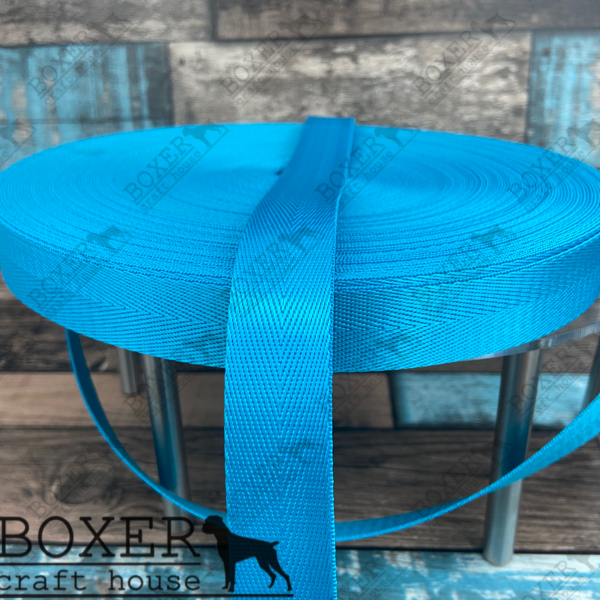 Nylon Webbing 1" Wide - Teal