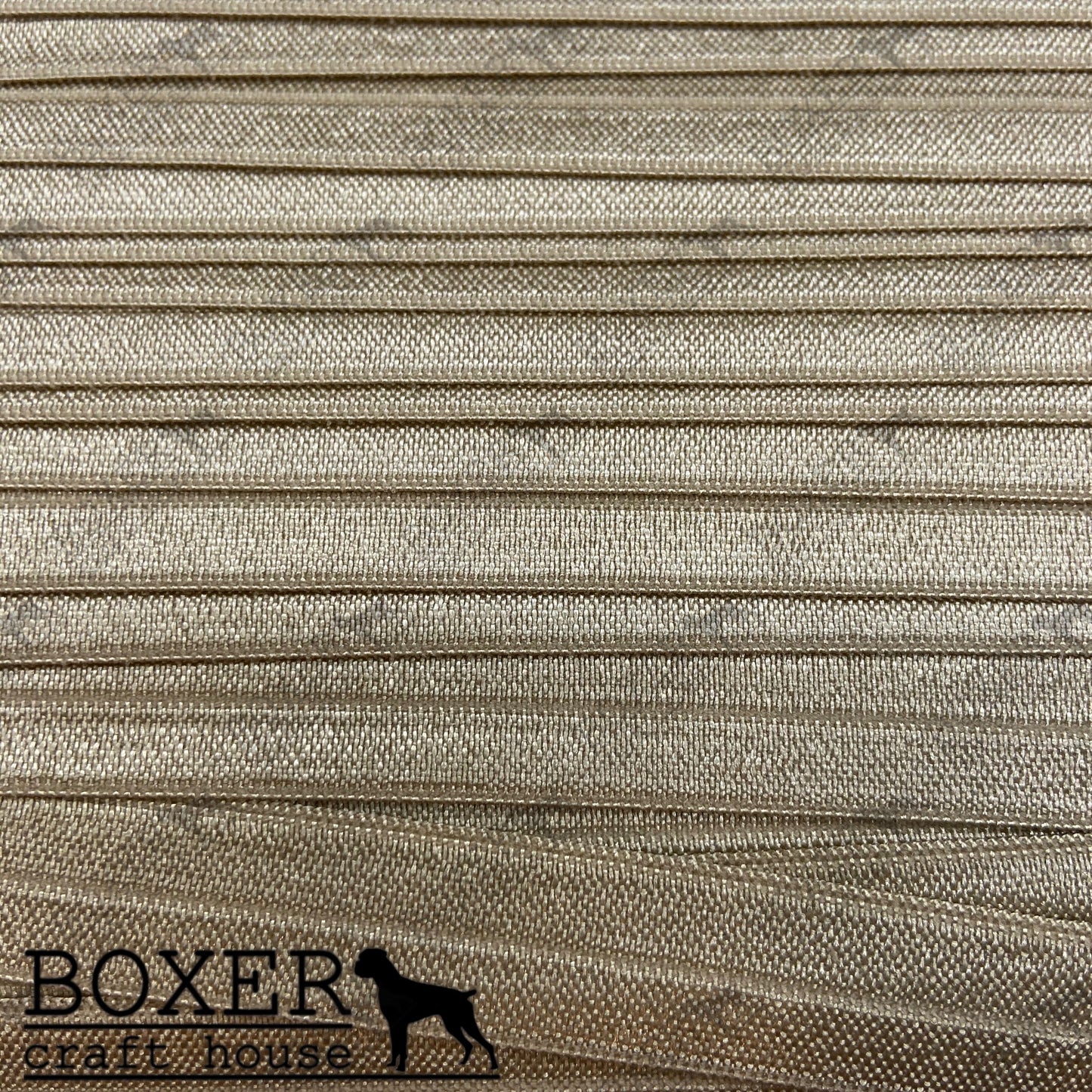 Sand FOE 5/8 Fold Over Elastic 1 Yard