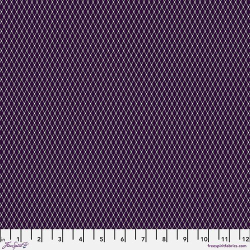 Tula Pink Fabrics, Tula, Cotton Fabrics, Fishnet - Equinox Nightshade (Déjà Vu)