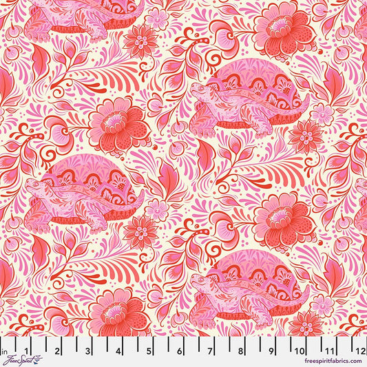 Tula Pink Fabric, Besties Collection, Buy Tula Pink, Sewing, Quilting Fabric, Boxer Craft House Fabric, No Rush Blossom Besties,
