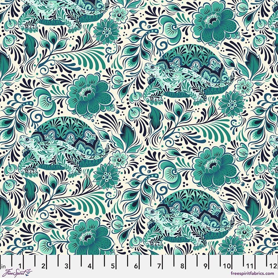 Tula Pink Fabric, Besties Collection, Buy Tula Pink, Sewing, Quilting Fabric, Boxer Craft House Fabric, No Rush Bluebell Besties,