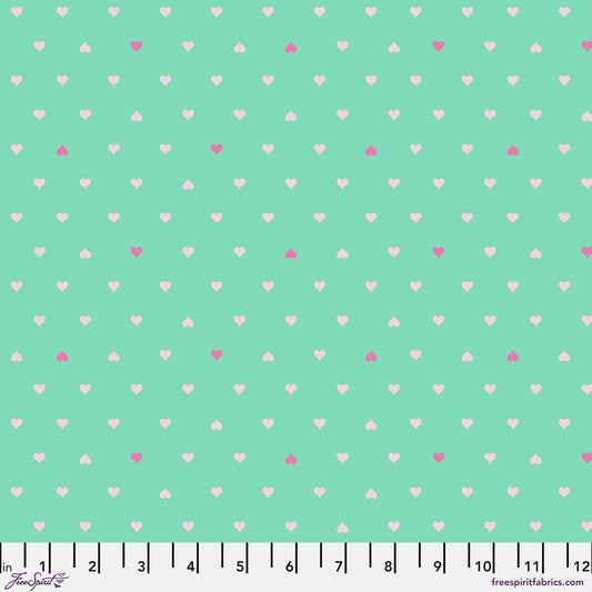 Tula Pink Fabric, Besties Collection, Buy Tula Pink, Sewing, Quilting Fabric, Boxer Craft House Fabric, Unconditional Love - Meadow Besties,