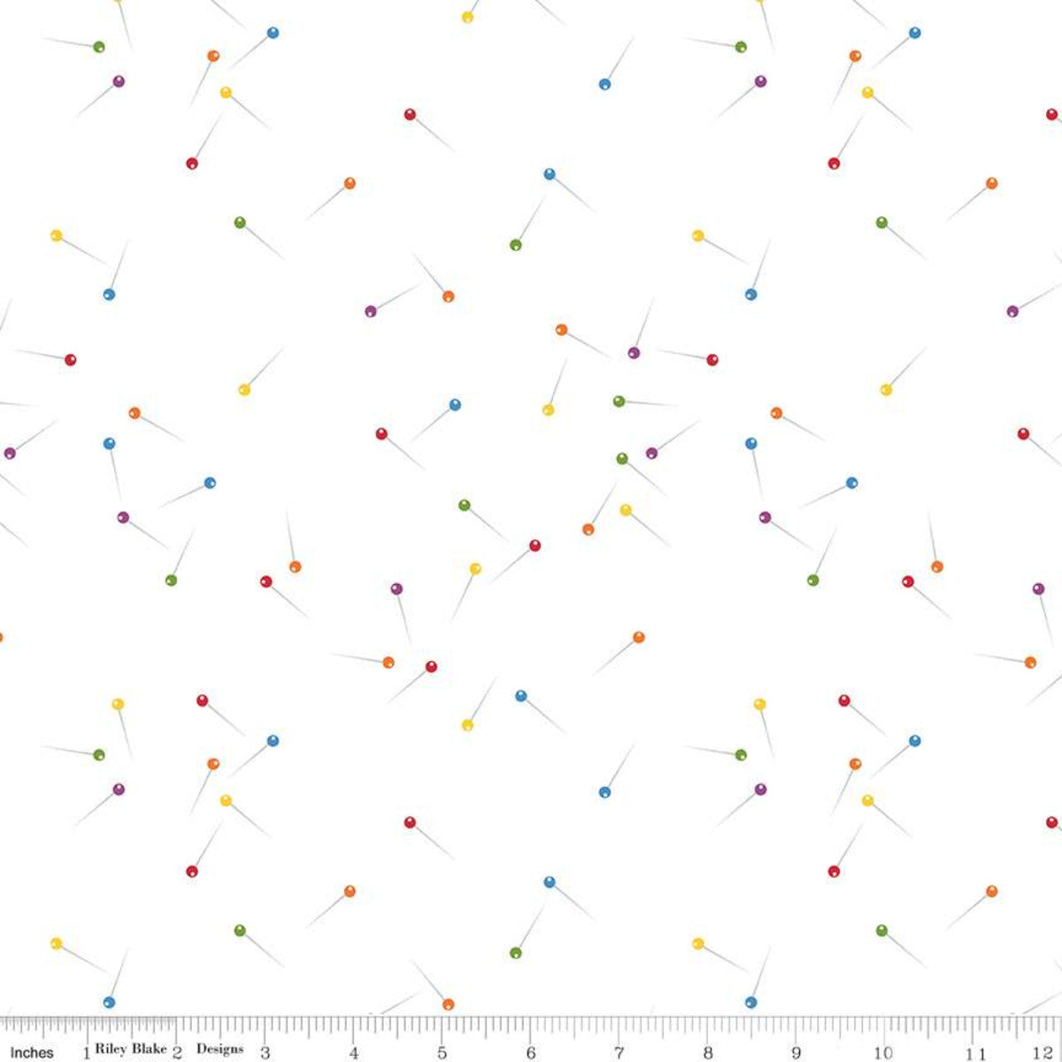 Pin Drop on White Rainbow Sparkle