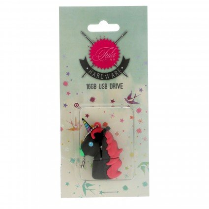 Tula Pink Hardware UNICORN 16gig USB stick, usb stick for embroidery, Sewing, Tula Pink,