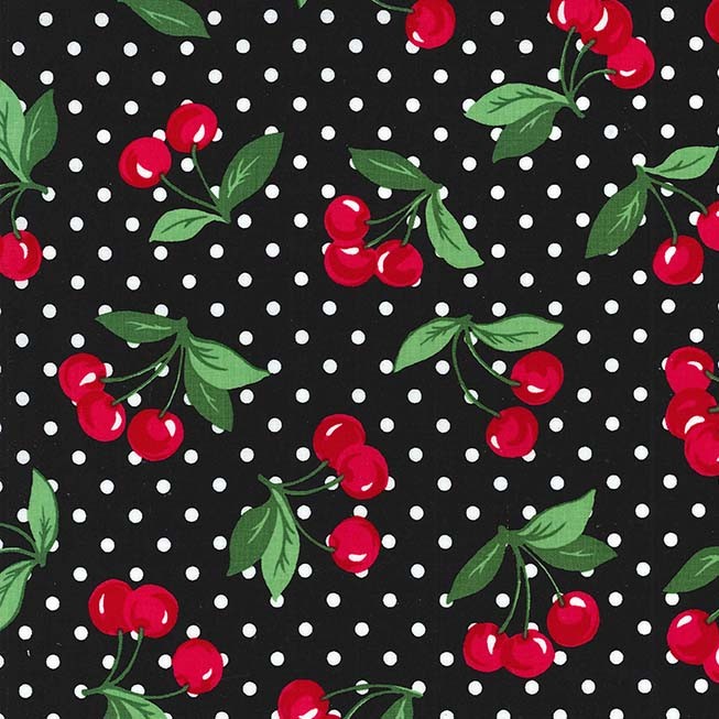 Cherry Dot Black