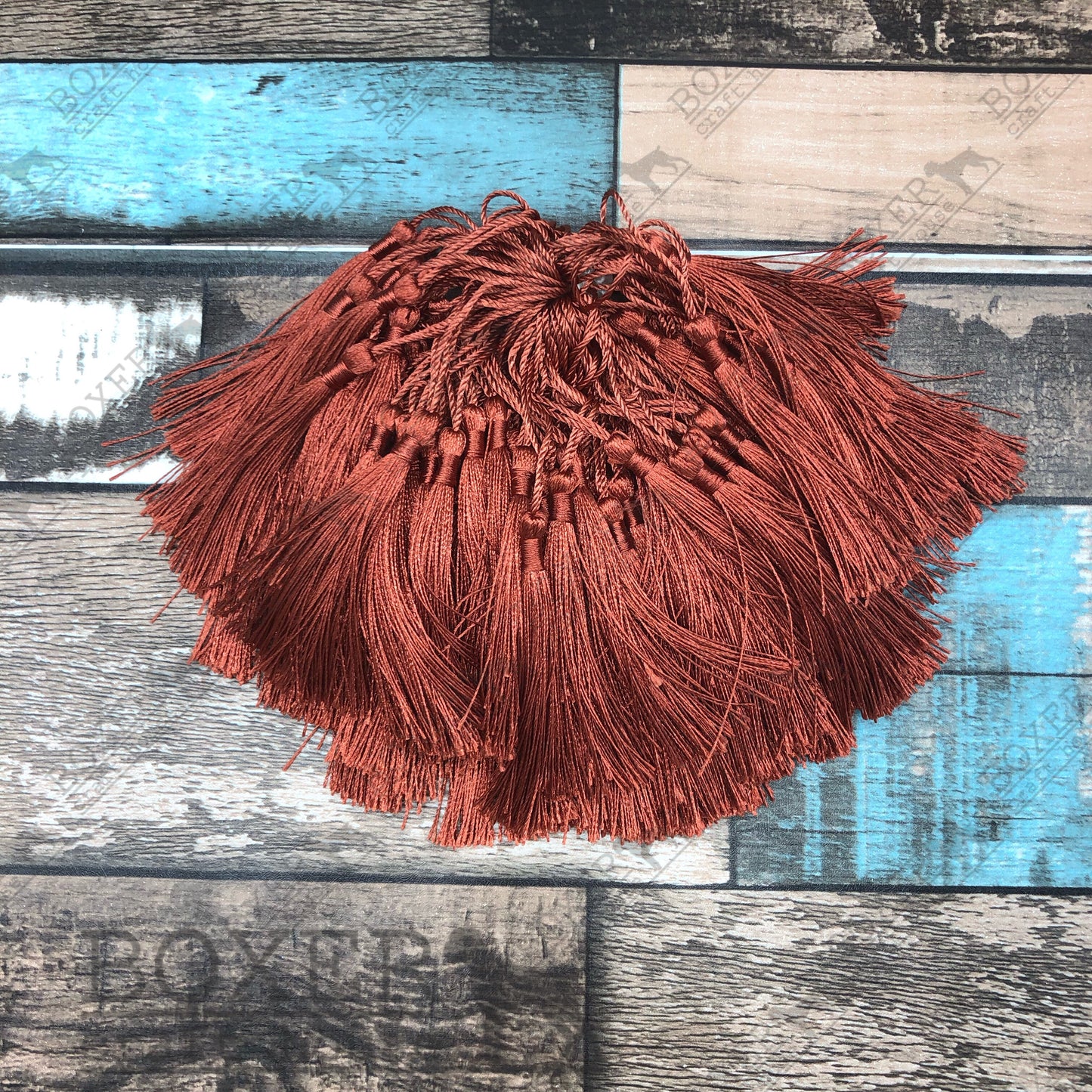 Burnt Orange Tassels