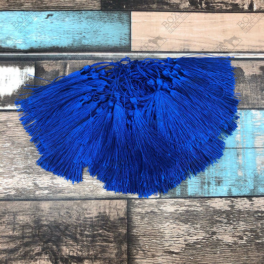 Blue Tassels