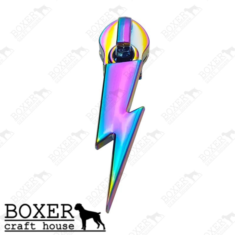 Lightning Bolt #5 Zipper Pull