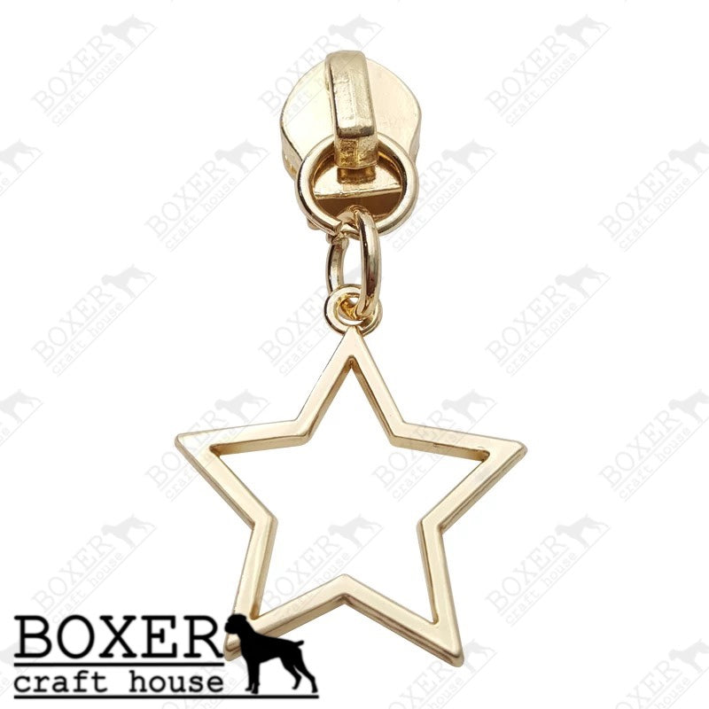 Star #5 Zipper Pull