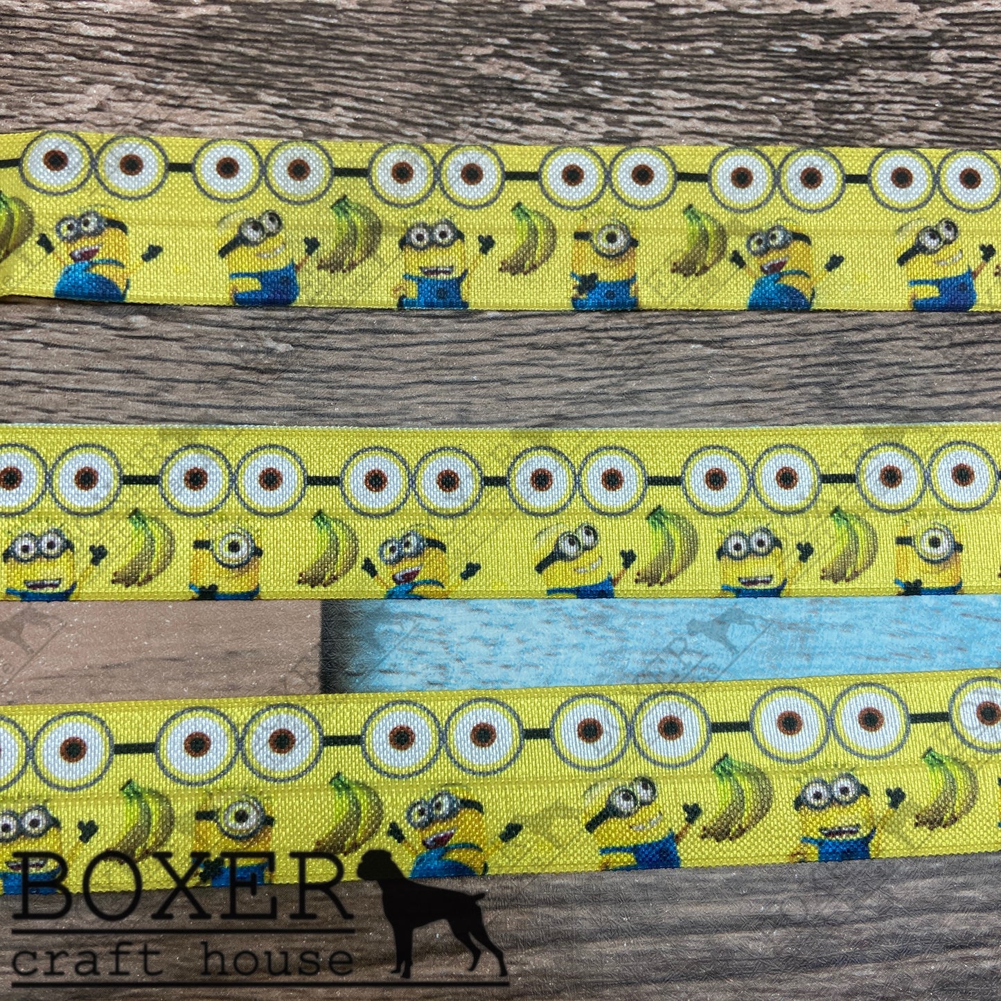 Minions FOE 1 inch Fold Over Elastic 1 Yard