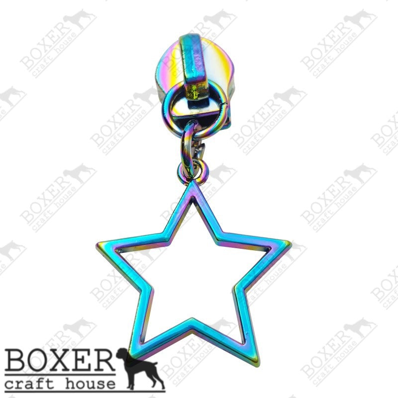Star #5 Zipper Pull