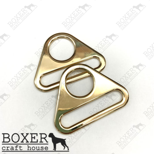Triangle Rings 2 inch - Gold 2pc